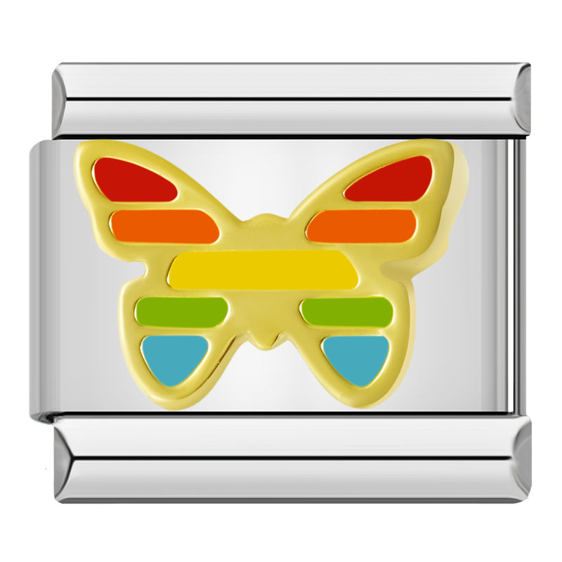 Charm™ Borboleta Arco Iris