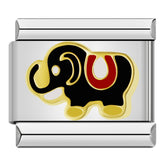 Charm™ Elefante Amarelo com Preto