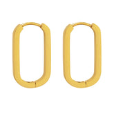 Brinco de Argola Dourado Minimalista