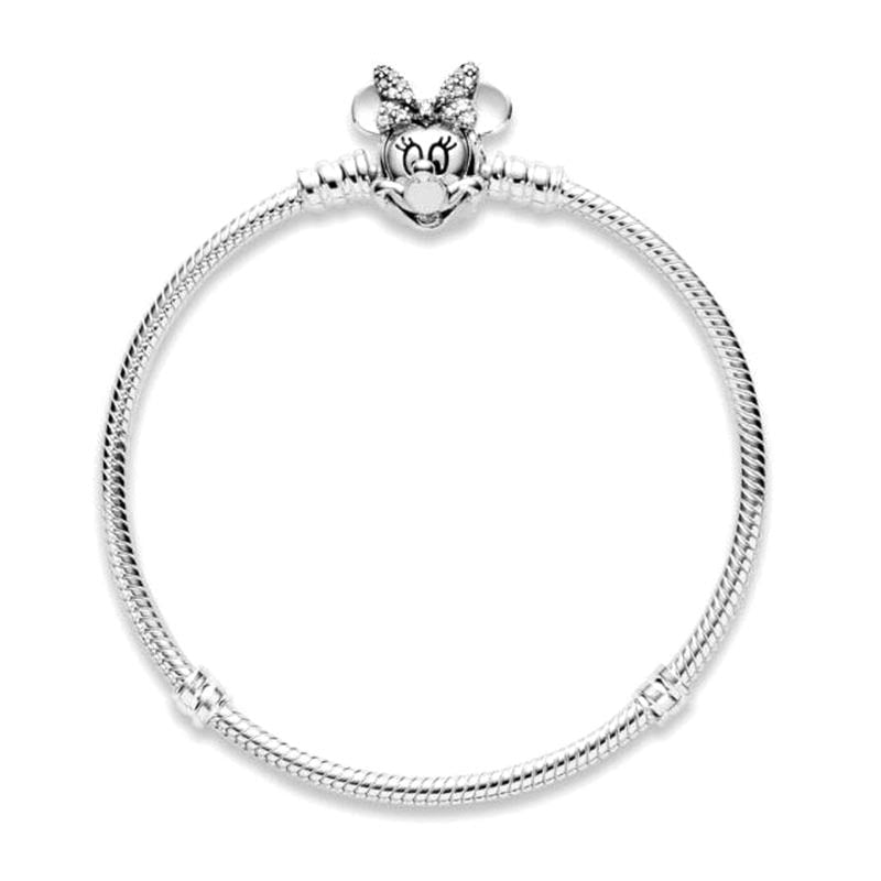 Pulseira Charm Semi-Rígida Disney Minnie