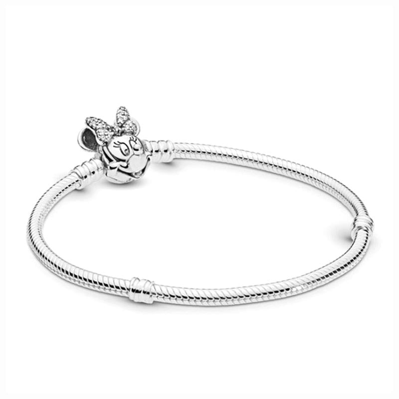 Pulseira Charm Semi-Rígida Disney Minnie