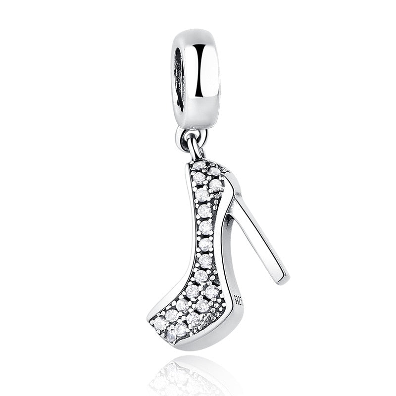 Charm Pendente Brilhante Salto Alto